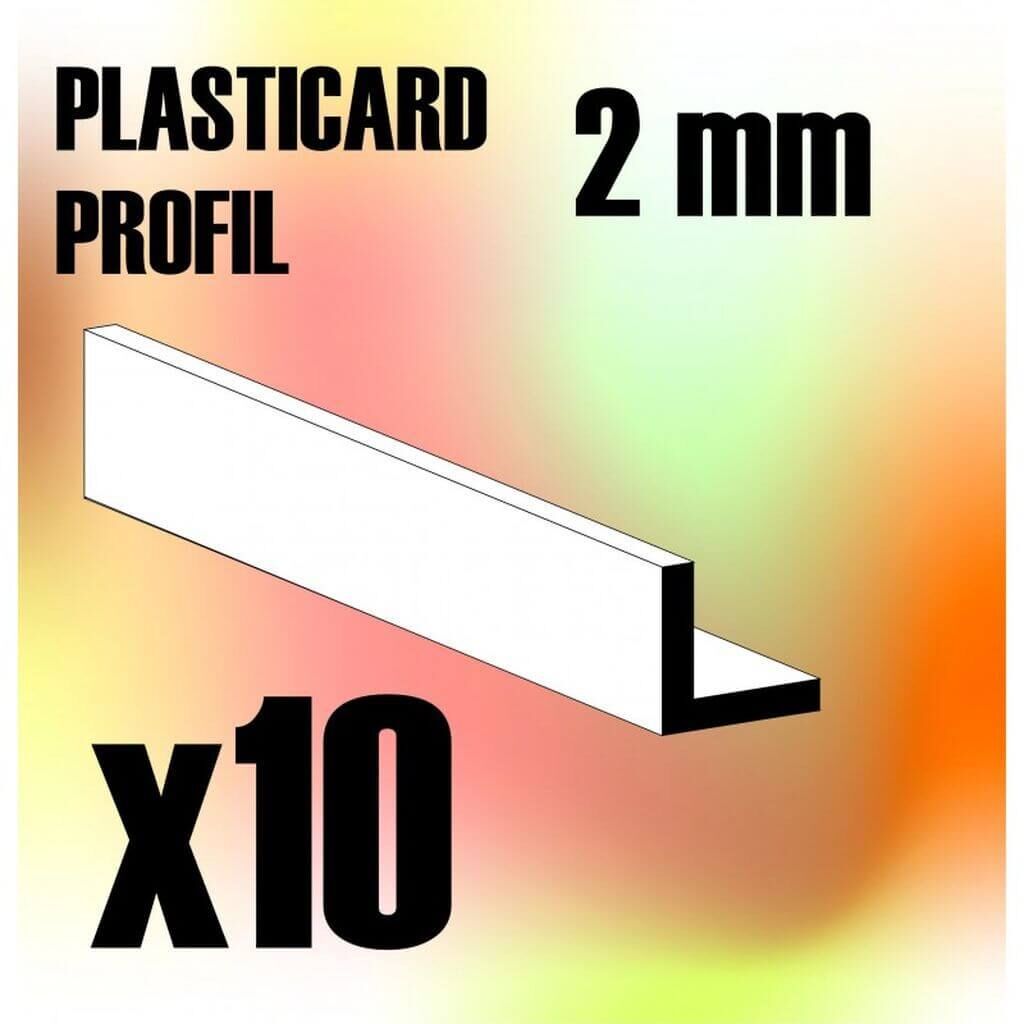 ABS Plasticard - Profile ANGLE-L 2 mm von Greenstuff World