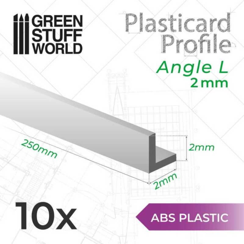 'ABS Plasticard - Profile ANGLE-L 2 mm' von Greenstuff World