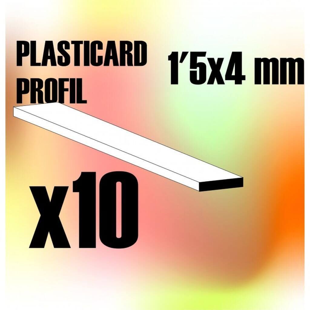 ABS Plasticard - Profile PLAIN 4mm von Greenstuff World
