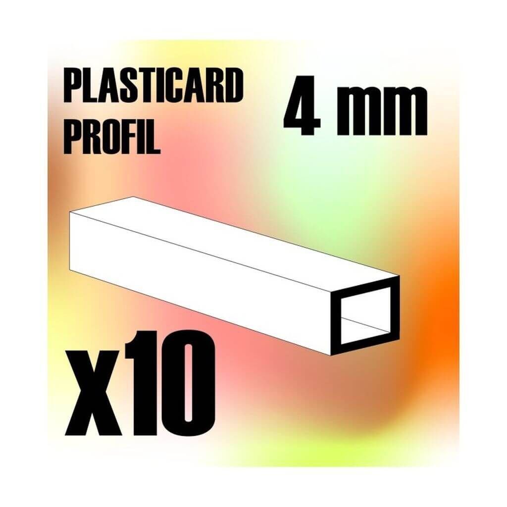 ABS Plasticard - Profile SQUARED TUBE 4mm von Greenstuff World