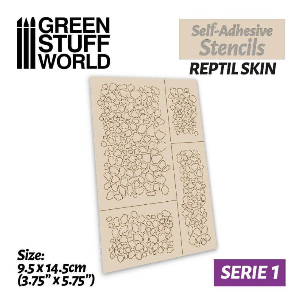 Airbrush Schablone - Reptilienhaut Airbrush Schablone - Reptilienhaut von Greenstuff World