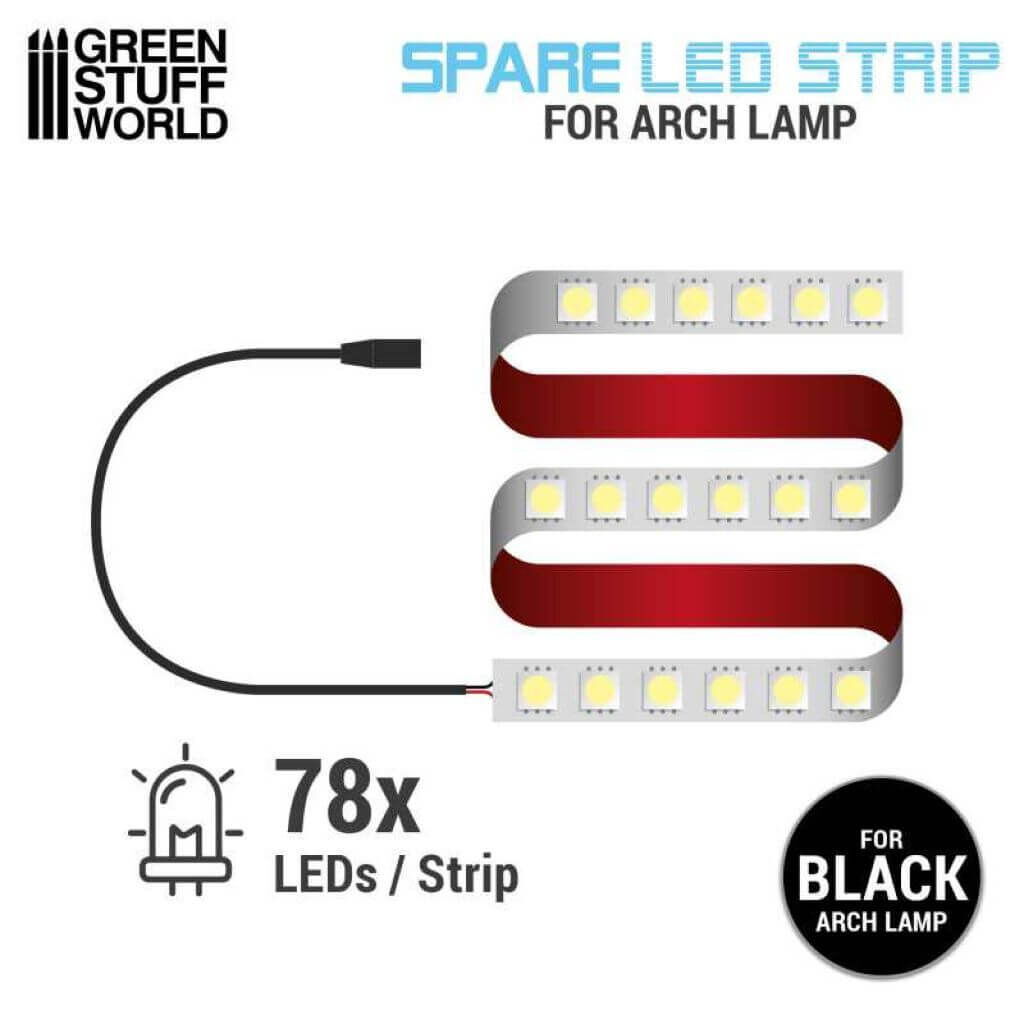 'Ersatzstreifen für Hobby Arch LED-Lampe - Darth Black' von Greenstuff World