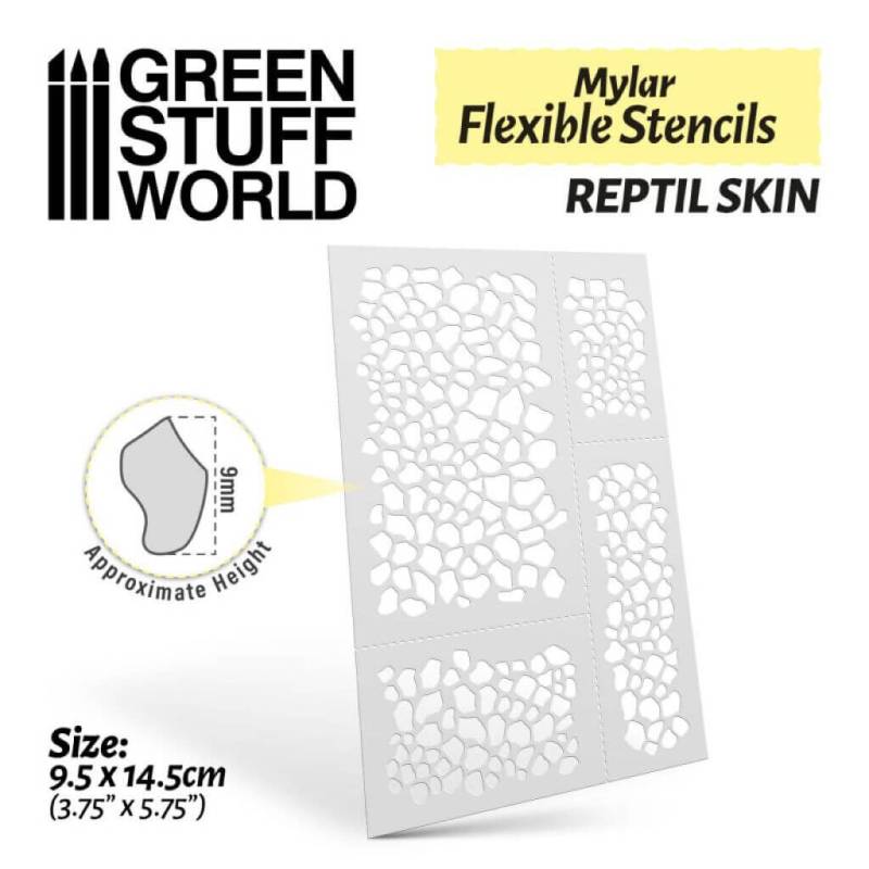 'Flexible Schablone - Reptilienhaut' von Greenstuff World