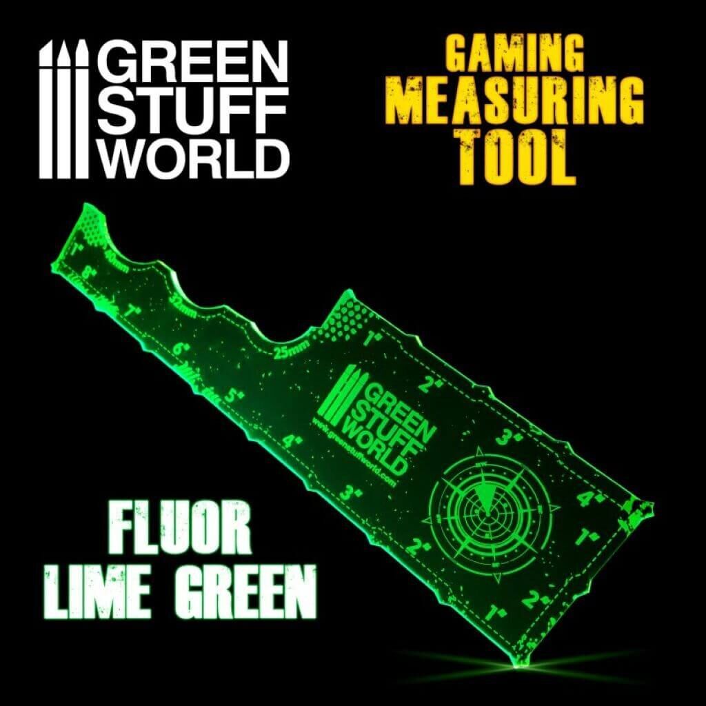 'Gaming Measuring Tool - Fluor Lime Green' von Greenstuff World