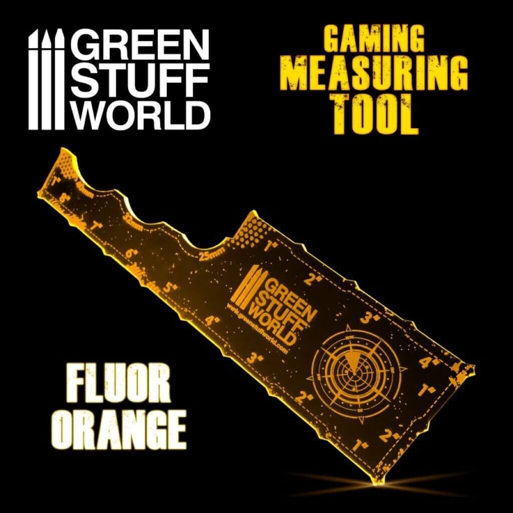 'Gaming Measuring Tool - Fluor Orange' von Greenstuff World