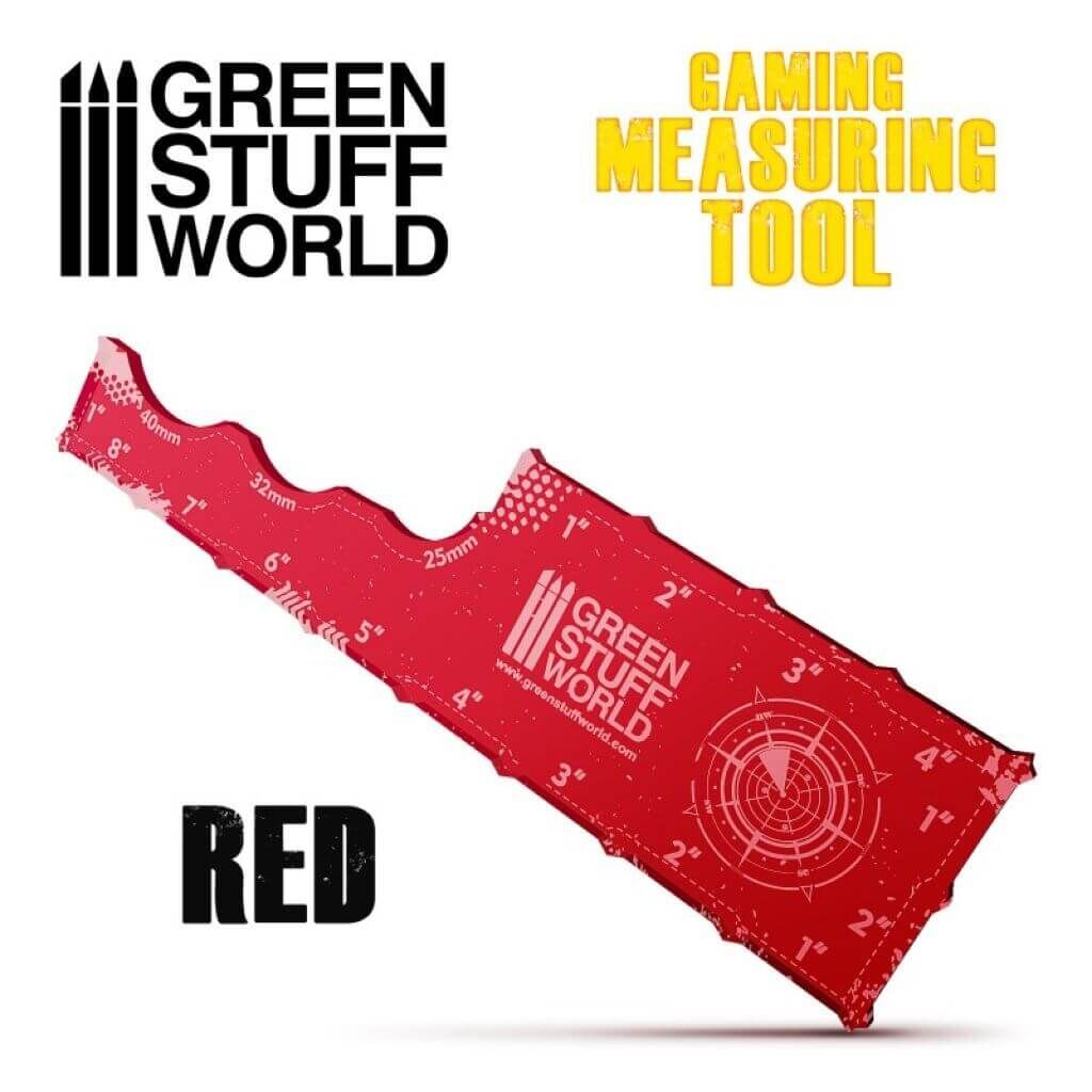 'Gaming Measuring Tool - Red' von Greenstuff World