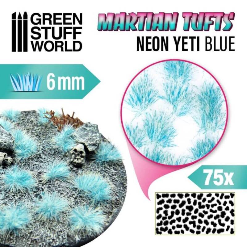 'Gras Tuft Neon Yeti Blue' von Greenstuff World