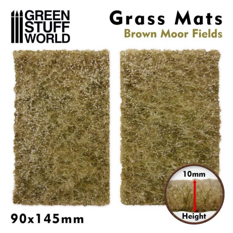 Grasmattenausschnitte - Braune Moore