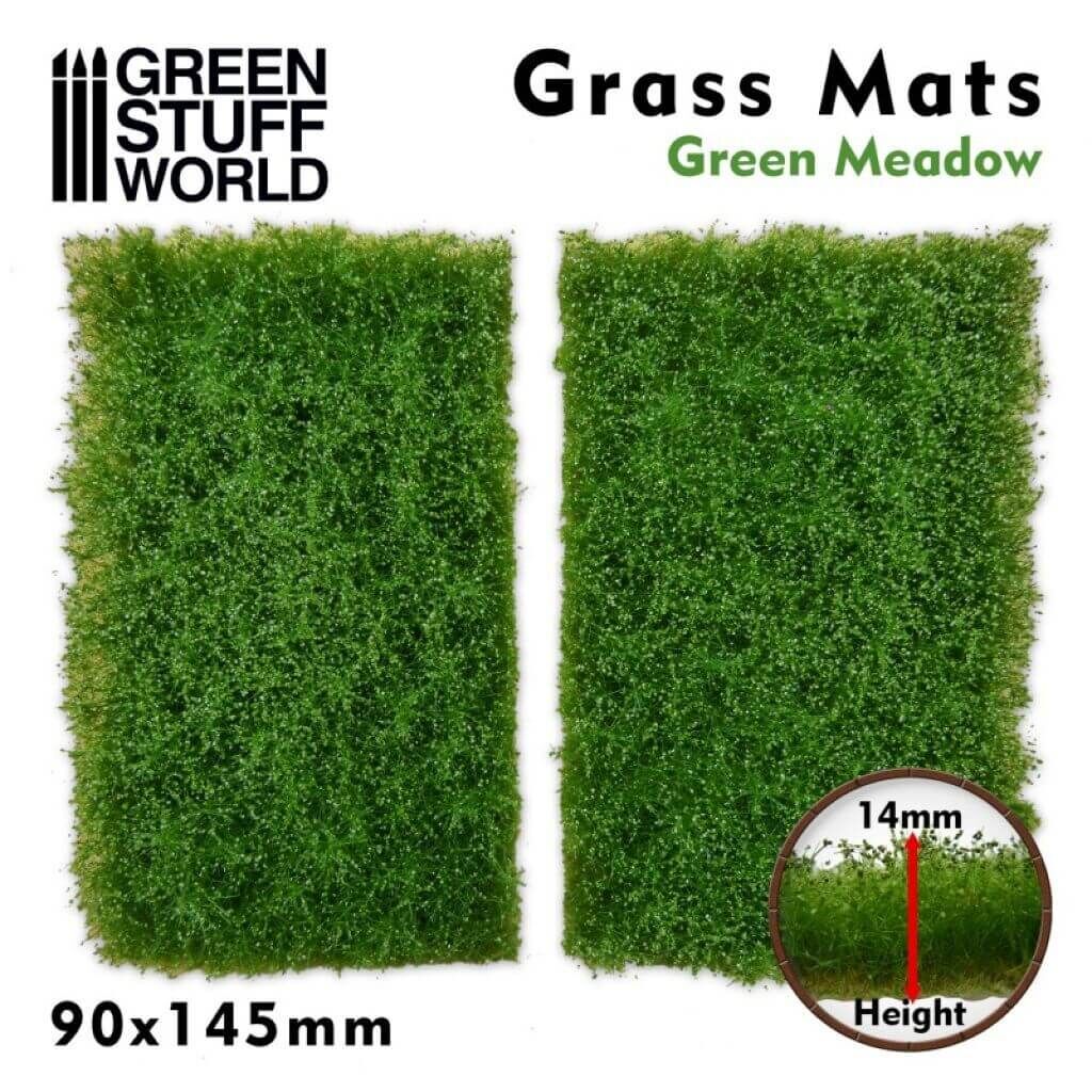 'Grasmattenausschnitte - Grüne Wiese' von Greenstuff World