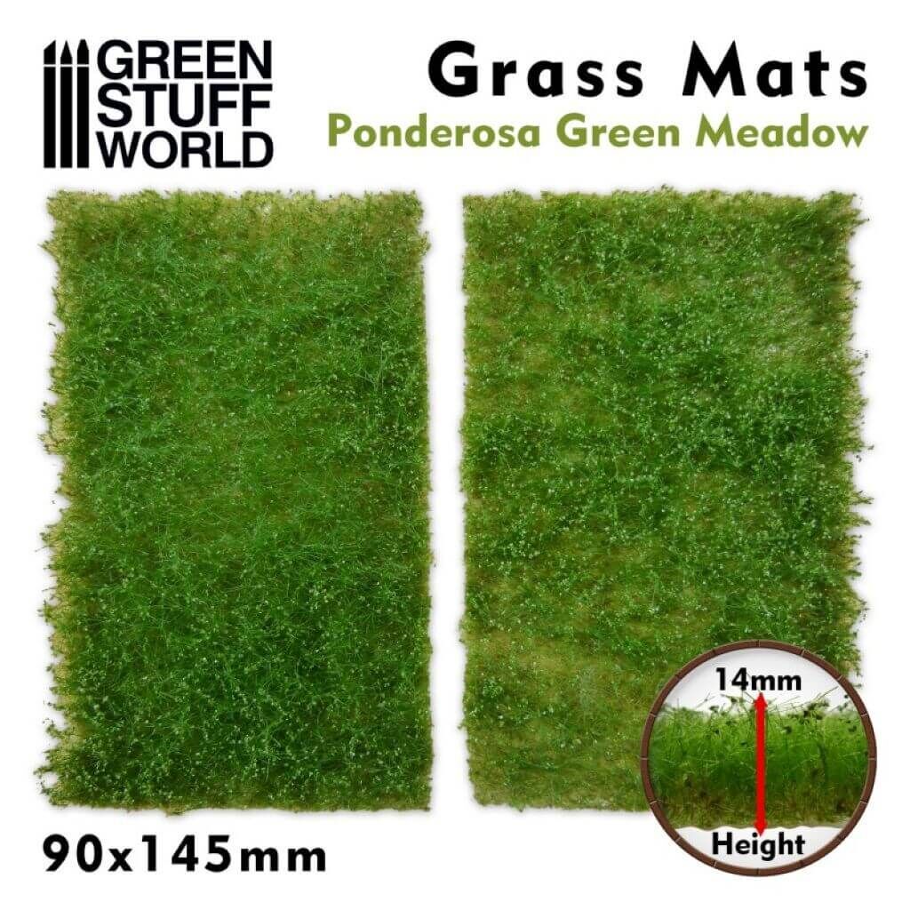 'Grasmattenausschnitte - Ponderosa Grüne Wiese' von Greenstuff World
