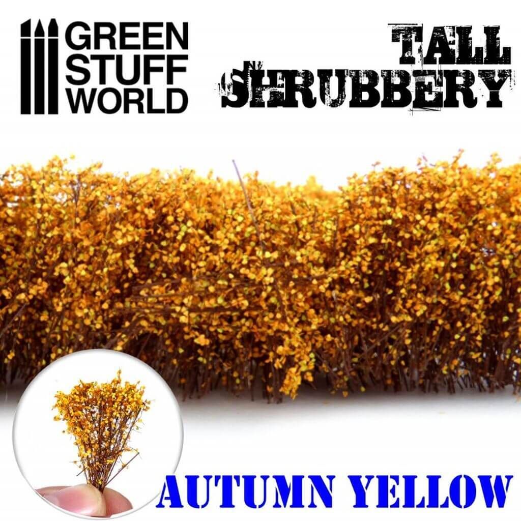 Hohes Gebüsch - Herbstliches Gelb von Greenstuff World