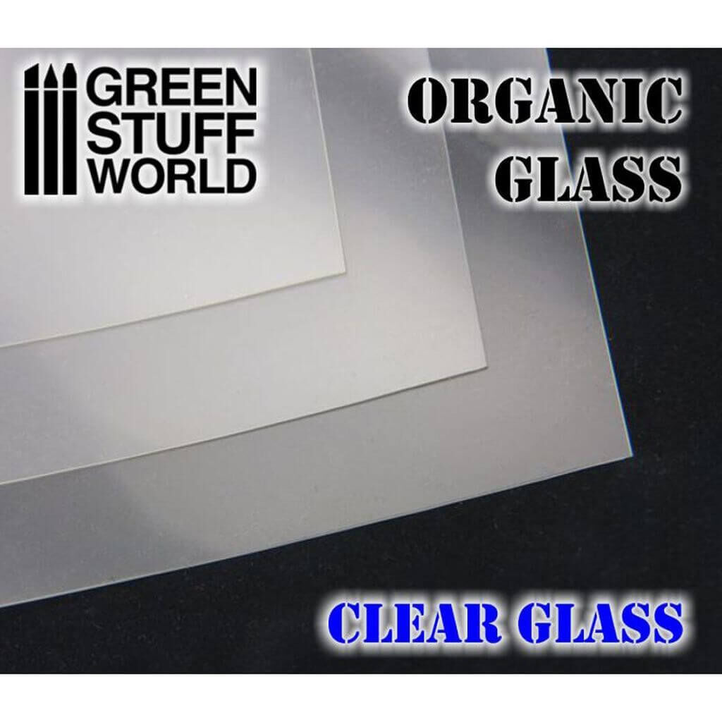 Klare organische Glasplatte von Greenstuff World