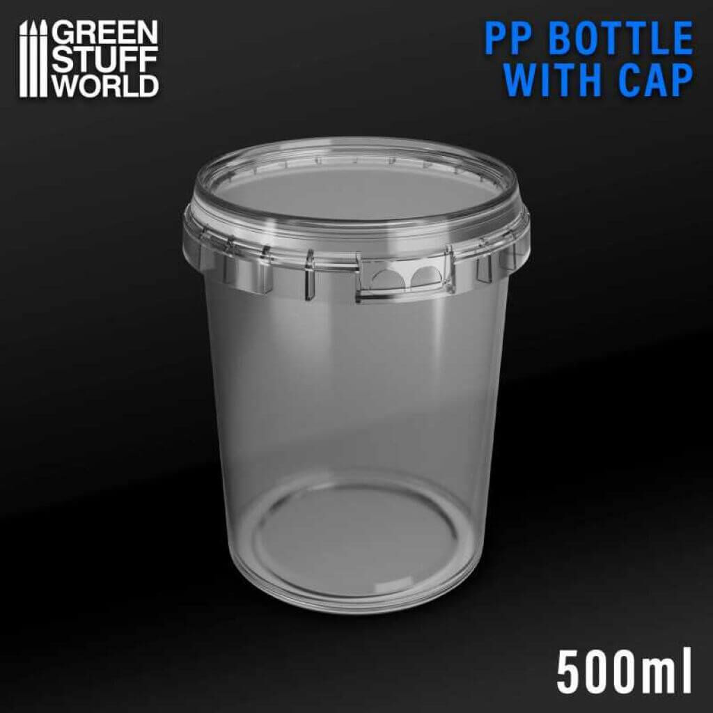 Leere PP Plastikdose mit Deckel - 500ml von Greenstuff World