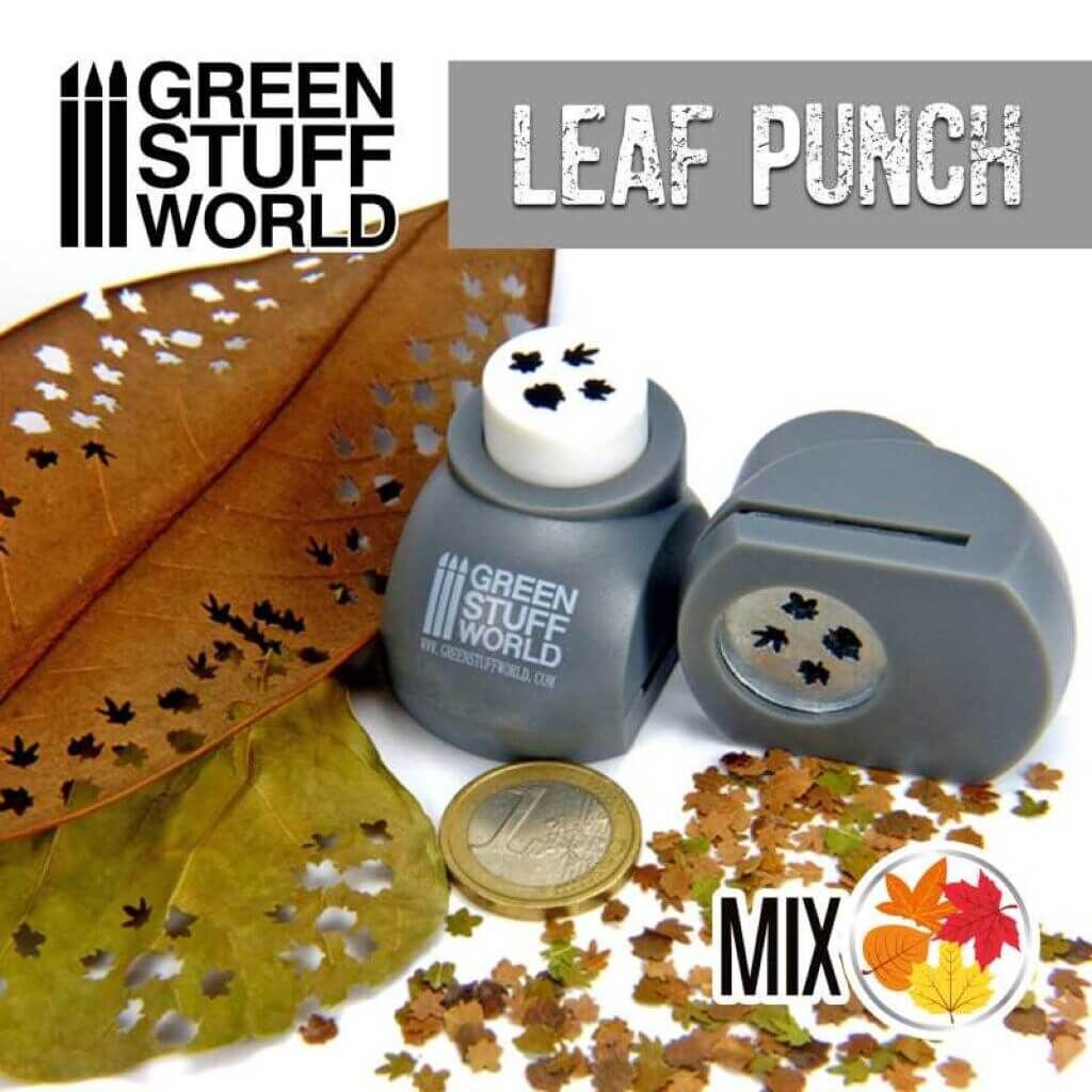 Modell-Blätter Motivlocher GRAU Modell-Blätter Motivlocher GRAU von Greenstuff World