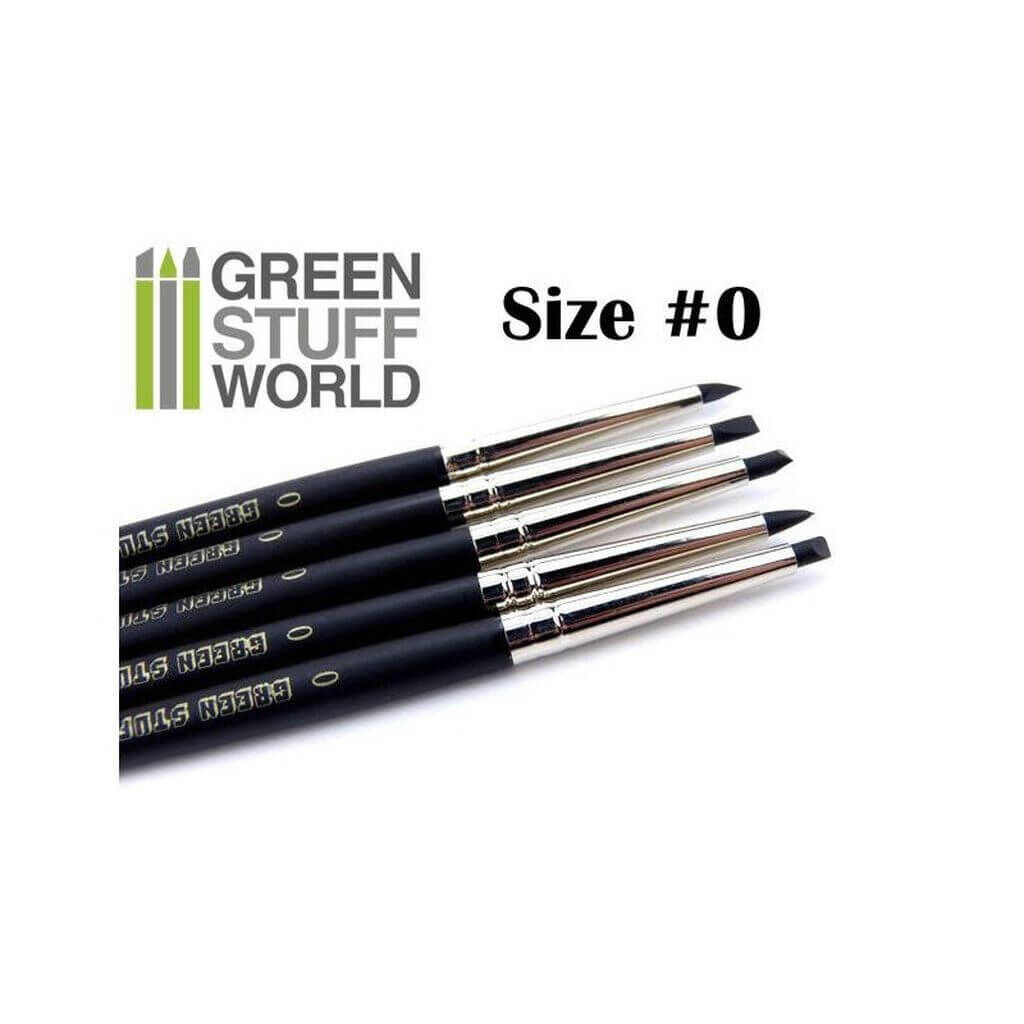 Modellierpinsel - Colour Shaper - Grösse 0 - SCHWARZE FIRME von Greenstuff World