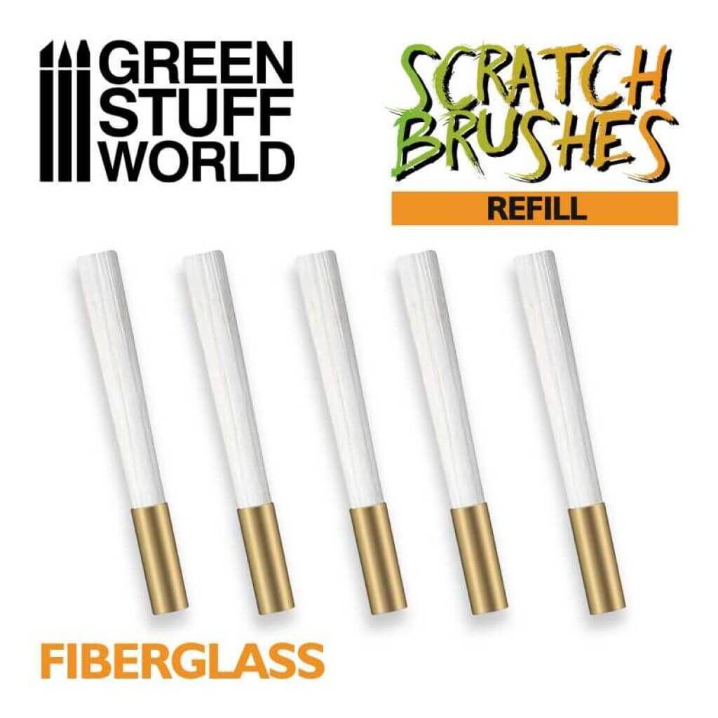 Ersatz für Scratching-Pinsel - Glasfaser
