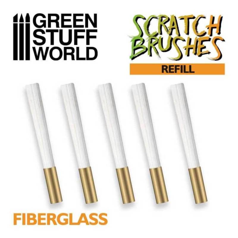 Ersatz für Scratching-Pinsel - Glasfaser Ersatz für Scratching-Pinsel - Glasfaser