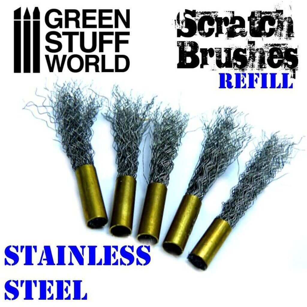 'Scratch Brush Set Refill – Stainless Steel' von Greenstuff World