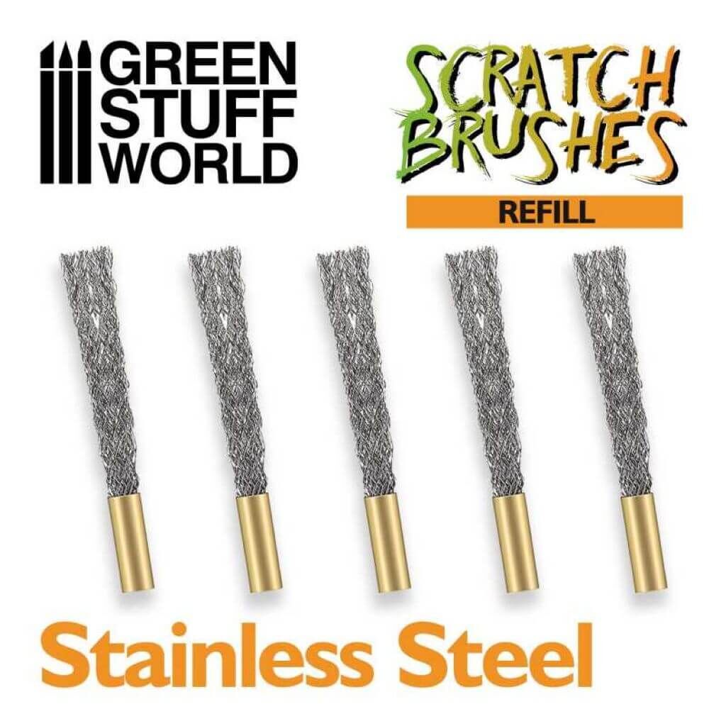 'Scratch Brush Set Refill – Stainless Steel' von Greenstuff World