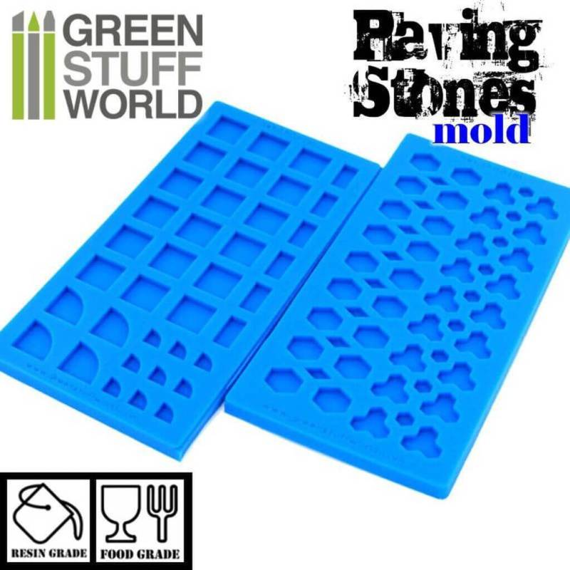 'Silikon Texturplatten - Steinfliesenboden' von Greenstuff World