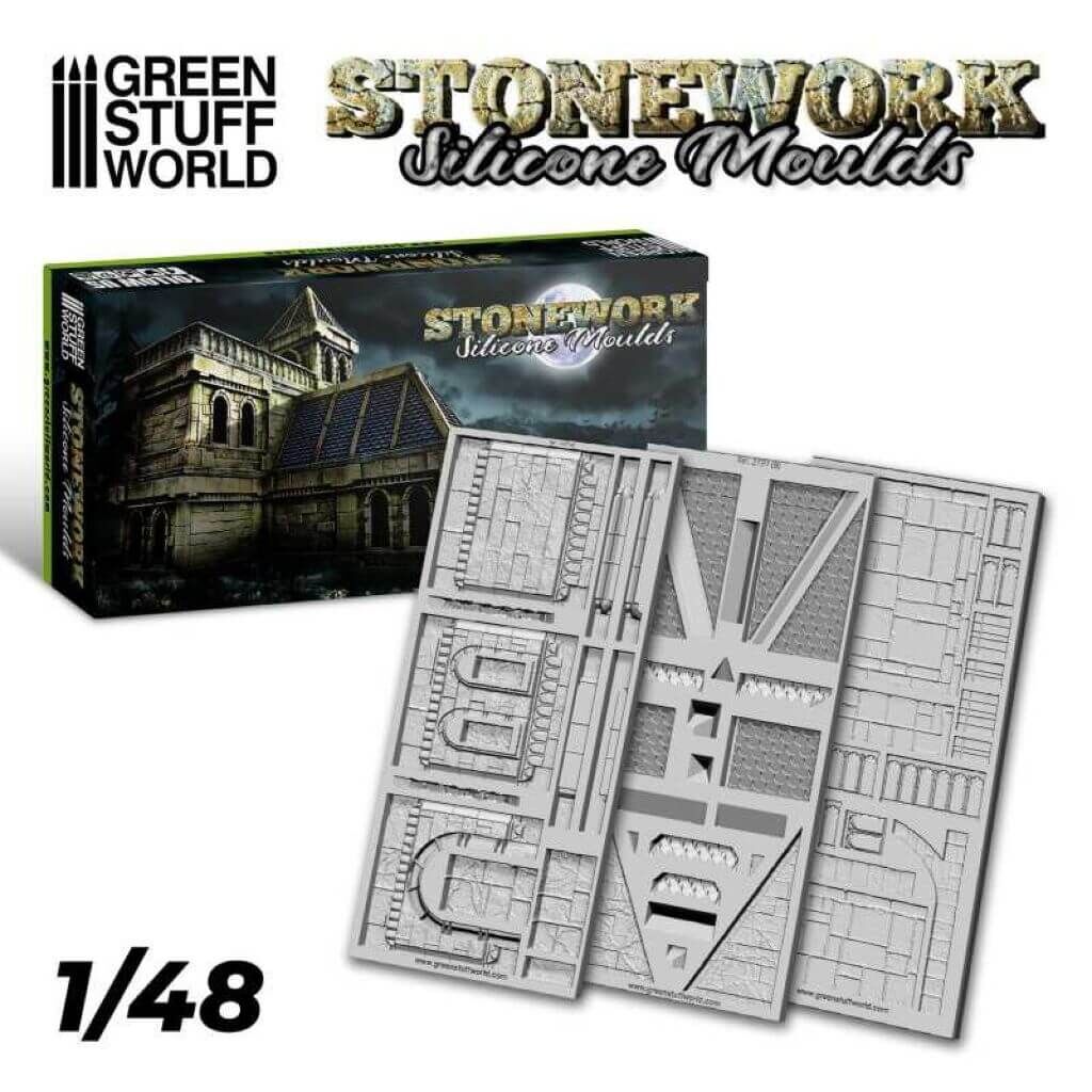 'Silikon Texturplatten - Stonework' von Greenstuff World