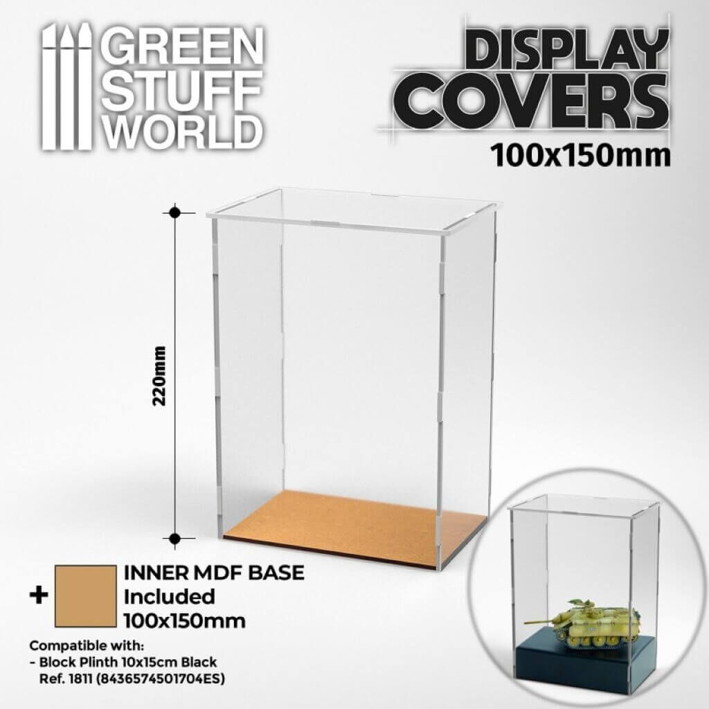 Vitrine 100x150mm (22cm hoch) von Greenstuff World