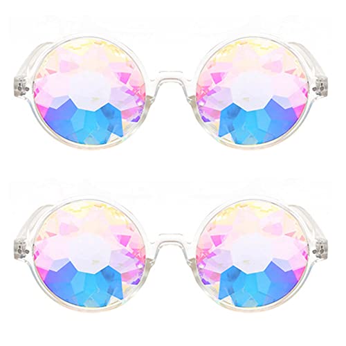 Grendly 2X Kaleidoskop Sonnenbrille Beugte Linse-Transparent Grendly 2X Kaleidoskop Sonnenbrille Beugte Linse-Transparent von Grendly