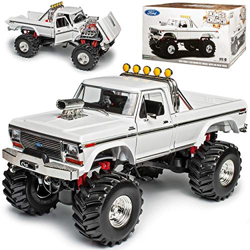 Ford F-250 Monster Truck Kings of Crunch Pick-Up Weiss USA 1/18 Greenlight Modell Auto von Grenlight