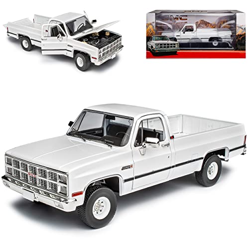 G*M*C K-2500 Baugleich Chevrolet C-Serie Sierra Grande Weiss 3. Generation 1973-1991 1/18 Greenlight Modell Auto von Grenlight