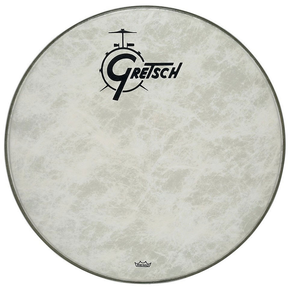 Gretsch Drums 20" Fiberskyn Resonant Logo Head Bass-Drum-Fell von Gretsch Drums