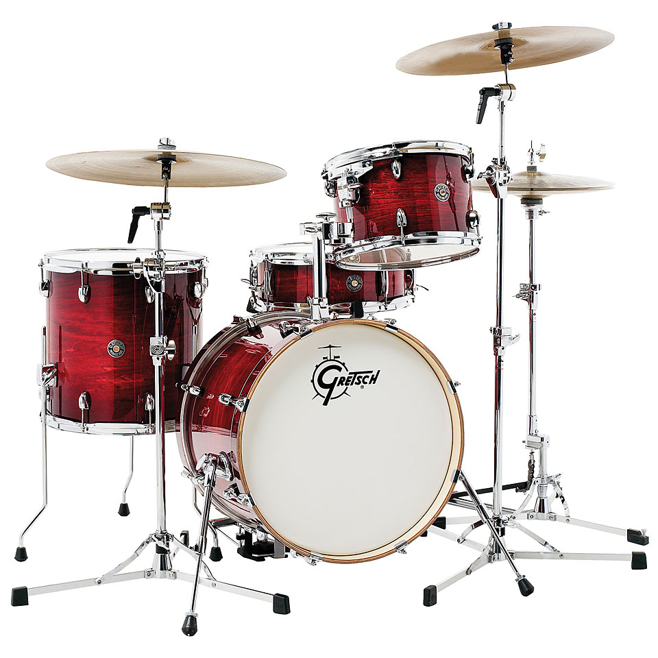 Gretsch Drums Catalina Club 18" Gloss Crimson Burst Drumset Schlagzeug Gretsch Drums Catalina Club 18" Gloss Crimson Burst Drumset Schlagzeug von Gretsch Drums