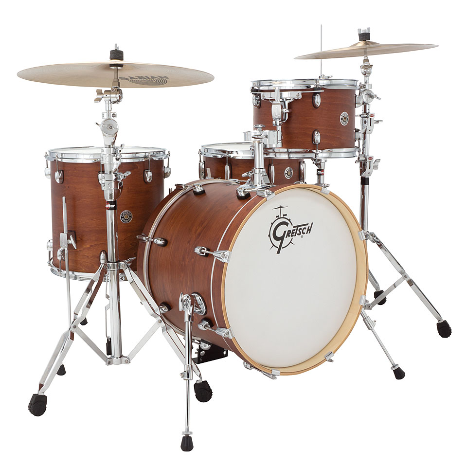 Gretsch Drums Catalina Club 18" Satin Walnut Glaze Drumset Schlagzeug Gretsch Drums Catalina Club 18" Satin Walnut Glaze Drumset Schlagzeug von Gretsch Drums