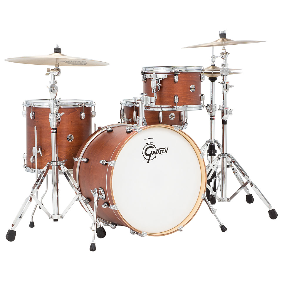 Gretsch Drums Catalina Club 20" Satin Walnut Glaze Drumset Schlagzeug Gretsch Drums Catalina Club 20" Satin Walnut Glaze Drumset Schlagzeug von Gretsch Drums