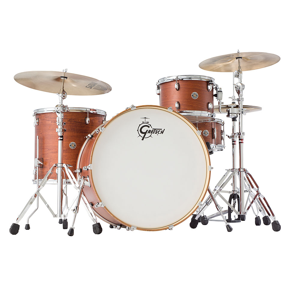 Gretsch Drums Catalina Club 24" Satin Walnut Glaze Drumset Schlagzeug Gretsch Drums Catalina Club 24" Satin Walnut Glaze Drumset Schlagzeug von Gretsch Drums