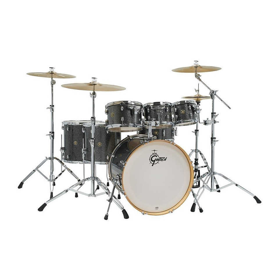 Gretsch Drums Catalina Maple 22" Black Stardust 7 Pcs. Shellset Gretsch Drums Catalina Maple 22" Black Stardust 7 Pcs. Shellset von Gretsch Drums