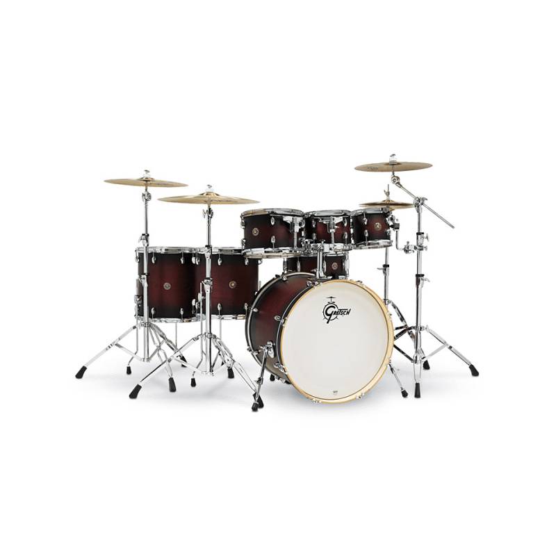 Gretsch Drums Catalina Maple 22" Satin Deep Cherry Burst 7 Pcs. von Gretsch Drums