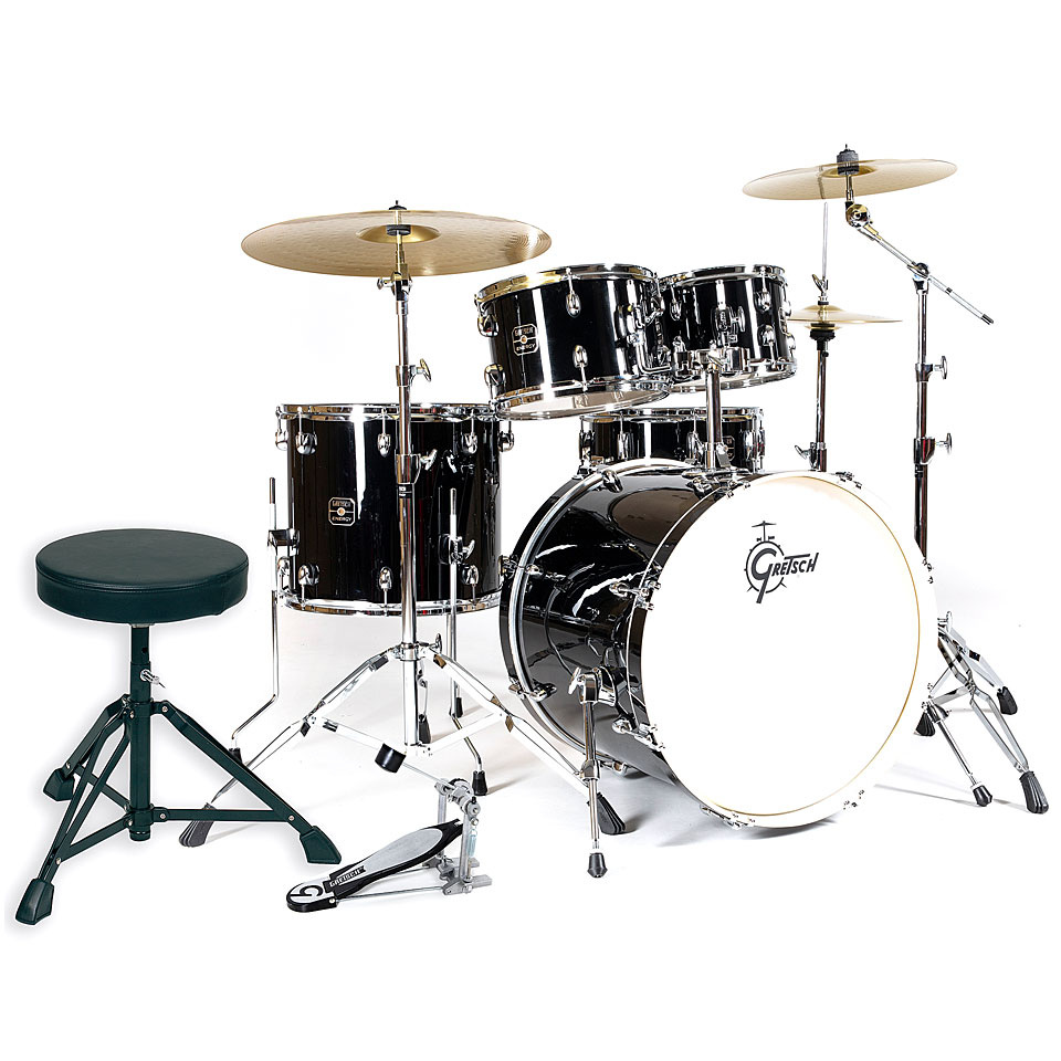 Gretsch Drums Energy 22" Black Complete Drumset Schlagzeug Gretsch Drums Energy 22" Black Complete Drumset Schlagzeug von Gretsch Drums