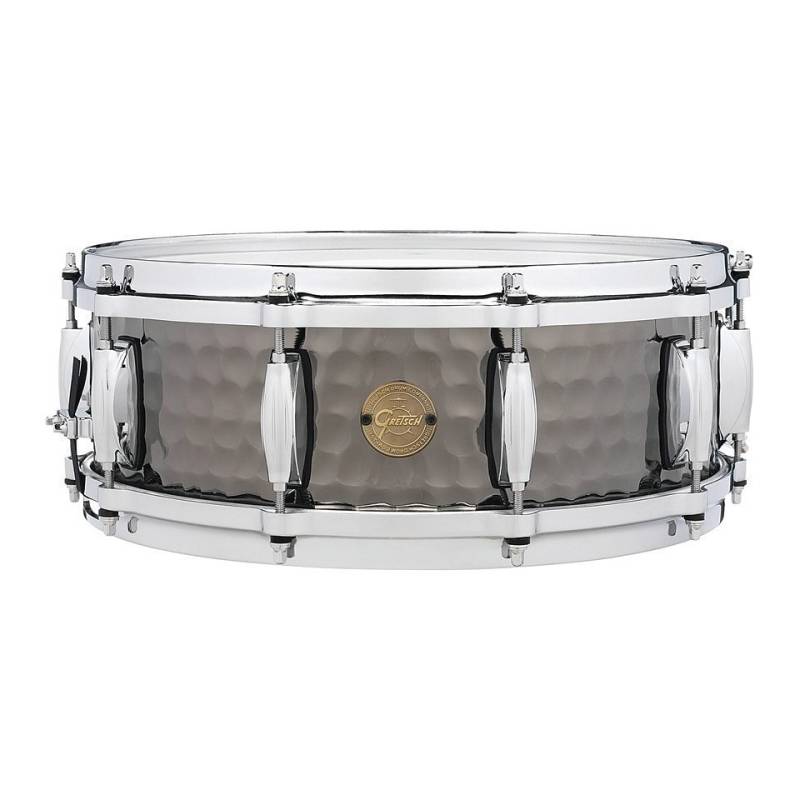 Gretsch Drums Full Range 14" x 5" Hammered Black Steel Snare Snare von Gretsch Drums