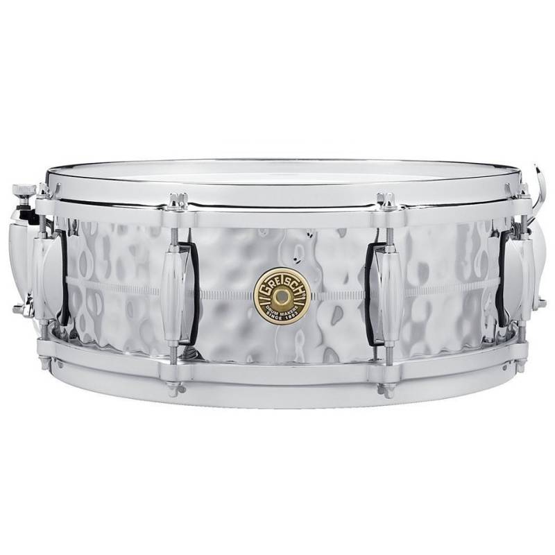 Gretsch Drums USA Custom 14" x 5" Hammered Chrome over Brass Snare von Gretsch Drums
