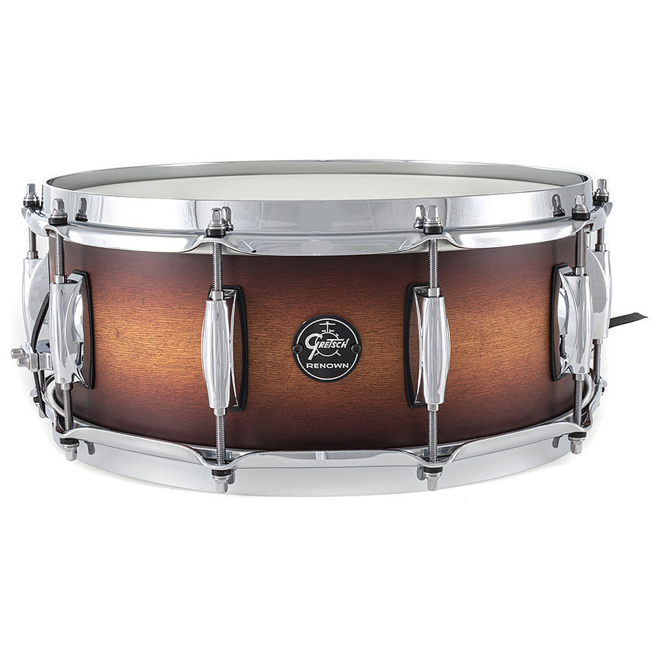 Gretsch Drums Renown Maple 14" x 5,5" Satin Tobacco Burst Snare Drum von Gretsch Drums