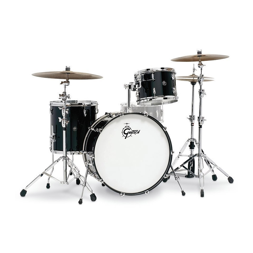 Gretsch Drums Renown Maple 24" Piano Black Shell Set Schlagzeug Gretsch Drums Renown Maple 24" Piano Black Shell Set Schlagzeug von Gretsch Drums