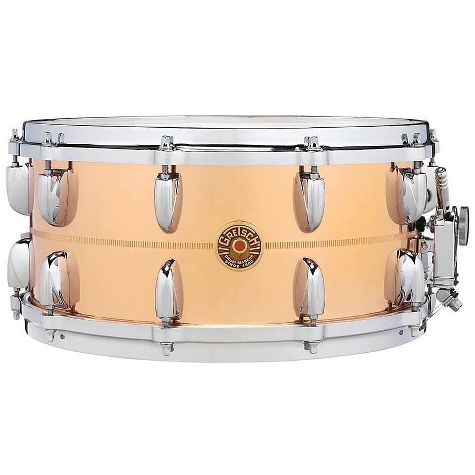 Gretsch Drums USA 14" x 6,5" Bronze Snare Snare Drum von Gretsch Drums