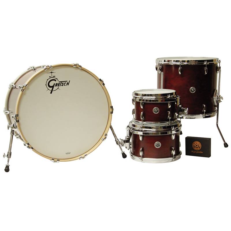 Gretsch Drums USA Brooklyn 22" Satin Cherry Red Drumset Schlagzeug von Gretsch Drums