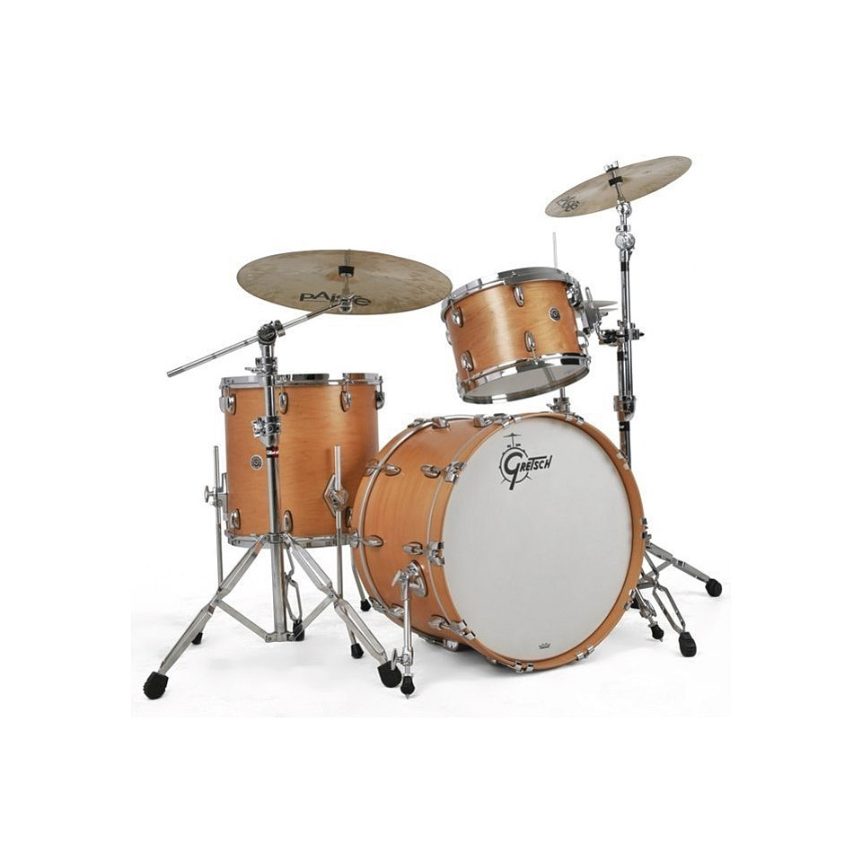 Gretsch Drums USA Brooklyn 22" Satin Natural Drumset Schlagzeug von Gretsch Drums