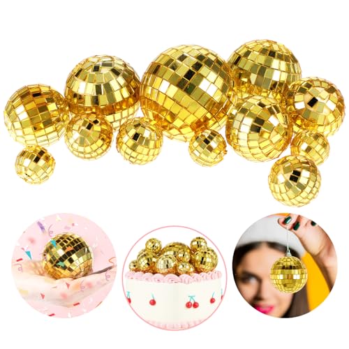 Discokugel Tortendeko 12 Stück Disco Ball Cake Toppers,Mini Discokugel,Kleine Discokugel Klein Kuchenaufsätze Disco Themen Zubehör für Geburtstagsparty 70er-Jahre-Disco-Motto-Tanzparty-Zubehör-Gold Discokugel Tortendeko 12 Stück Disco Ball Cake Toppers,Mini Discokugel,Kleine Discokugel Klein Kuchenaufsätze Disco Themen Zubehör für Geburtstagsparty 70er-Jahre-Disco-Motto-Tanzparty-Zubehör-Gold von Grevosea