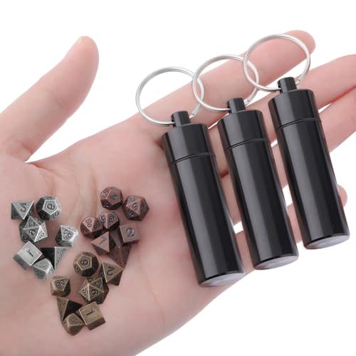 21 Stück Würfel Set Dnd Würfel Mini Dice Winzige Metall Würfelspiele Tischspiele Polyedrische für Party-/Geburtstagsgeschenke Würfelspiele Tischspiele-3 Farben 21 Stück Würfel Set Dnd Würfel Mini Dice Winzige Metall Würfelspiele Tischspiele Polyedrische für Party-/Geburtstagsgeschenke Würfelspiele Tischspiele-3 Farben von Grevosea