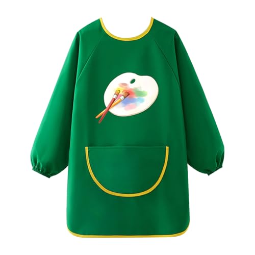 Greyoe 1 Stück Malschürze Kinder Malkittel Kinder 8-10 Jahre Schürze Kinder Lätzchen mit ärmeln Wasserdicht und Schmutzabweisend zum Grün XL für Körpergrößen von 130–150 cm Greyoe 1 Stück Malschürze Kinder Malkittel Kinder 8-10 Jahre Schürze Kinder Lätzchen mit ärmeln Wasserdicht und Schmutzabweisend zum Grün XL für Körpergrößen von 130–150 cm von Greyoe