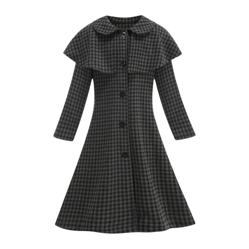 Gridamea Gothic Kostüm Mädchen – Schwarzes Kleid für Halloween & Karneval mit Tüll, Vintage Look für Kinder Gridamea Gothic Kostüm Mädchen – Schwarzes Kleid für Halloween & Karneval mit Tüll, Vintage Look für Kinder von Gridamea