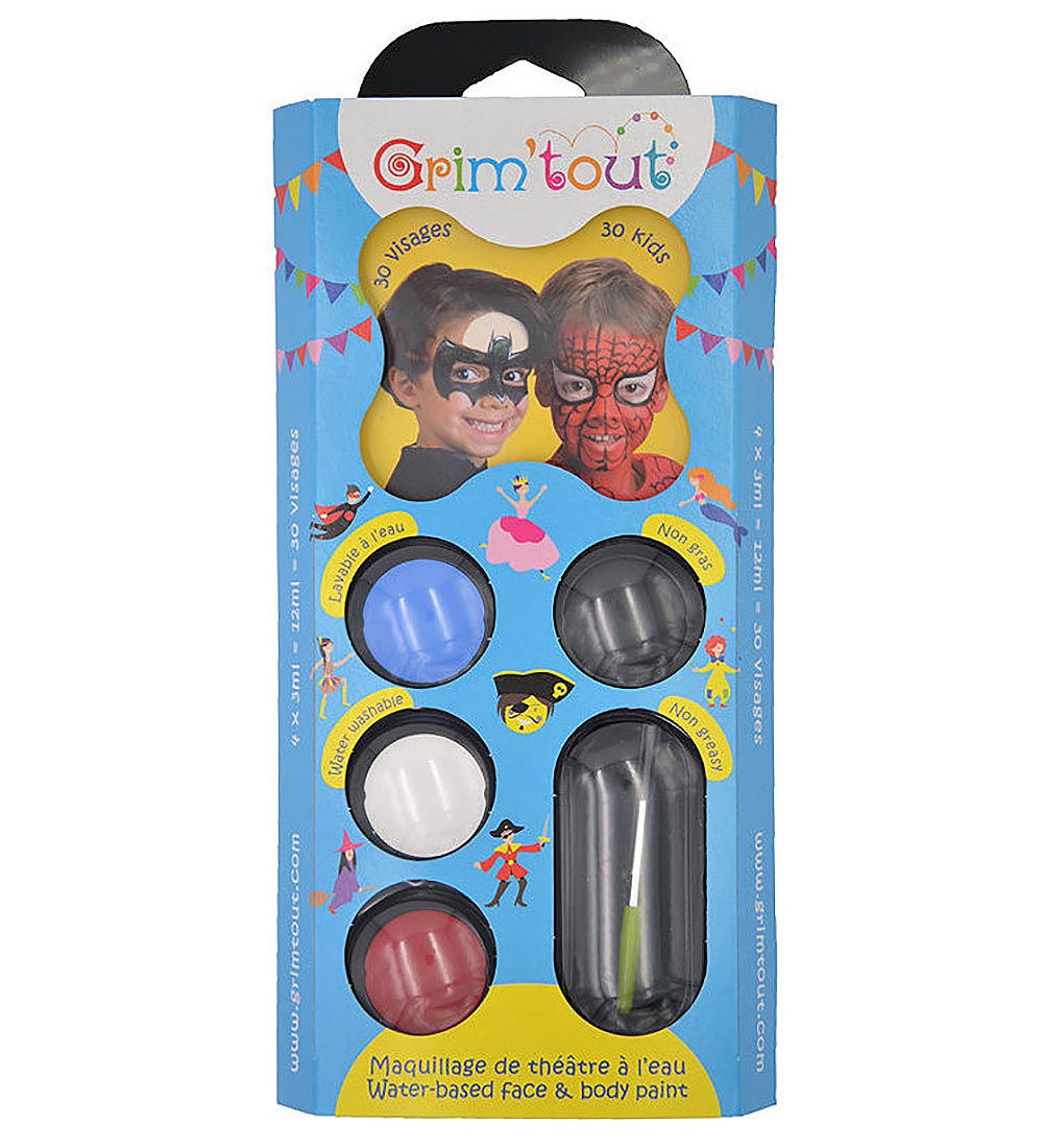Grim Tout Kinderschminke - Superhelden - Grim Tout - One Size - Schminke Grim Tout Kinderschminke - Superhelden - Grim Tout - One Size - Schminke von Grim Tout