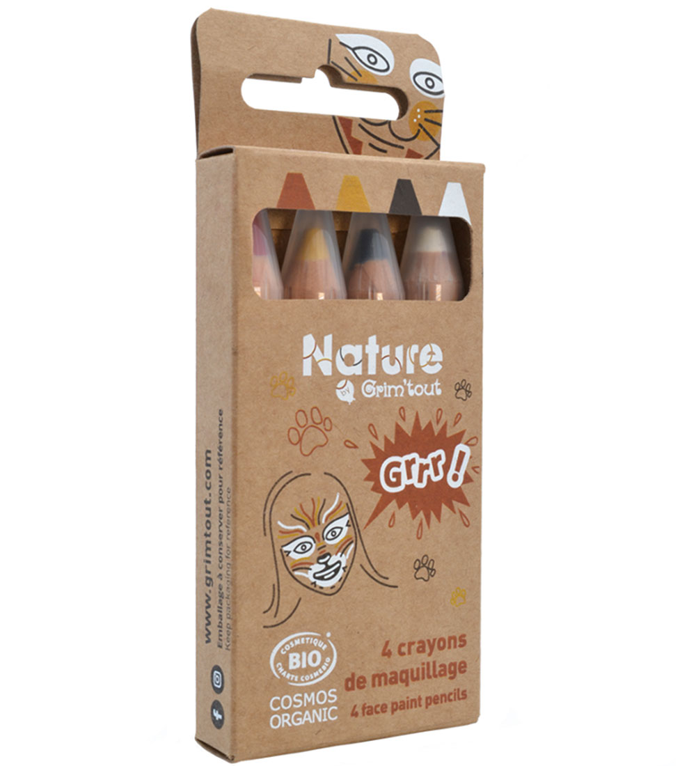 Grim Tout Theater-Make-up - 4 Buntstifte - Grrr - Grim Tout - One Size - Schminke Grim Tout Theater-Make-up - 4 Buntstifte - Grrr - Grim Tout - One Size - Schminke von Grim Tout